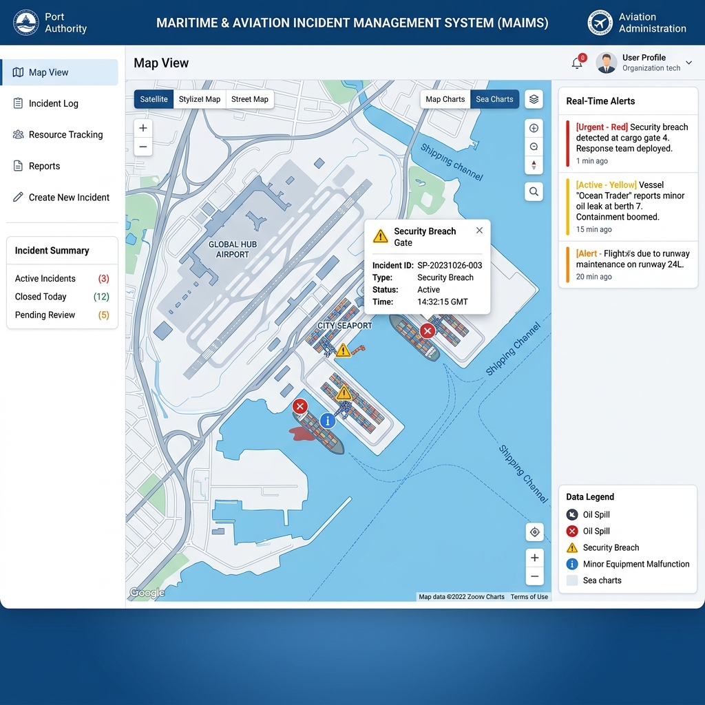 Seizure Reporting System (SRS Government Portal) Interface View